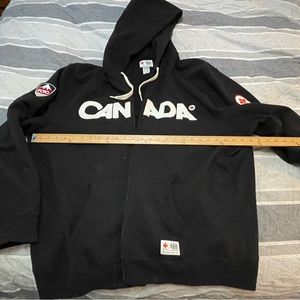 Hudsons Bay Co. CANADA 2010 OLYMPIC 🇨🇦 Men’s Hoodie Black XXL.